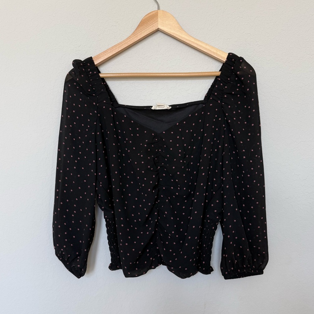 NWOT The General Good Ruched Blouse - Picture 2 of 9